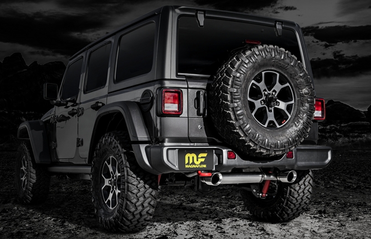 Magnaflow Performance Series Dual Exit Cat-Back Exhaust for Wrangler JL  with  4 Cylinder Turbo Engine 