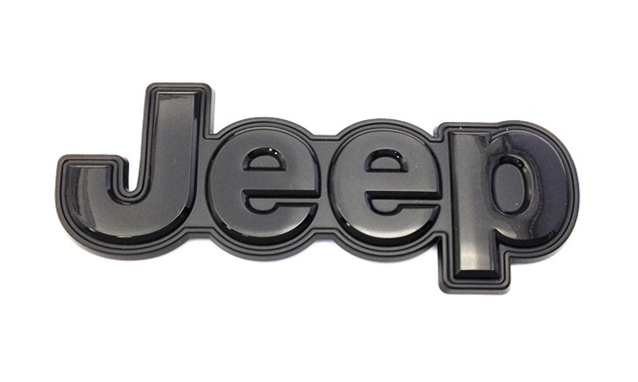 Gloss Black Jeep Liftgate Badge for 2014-2022 KL Cherokee ...
