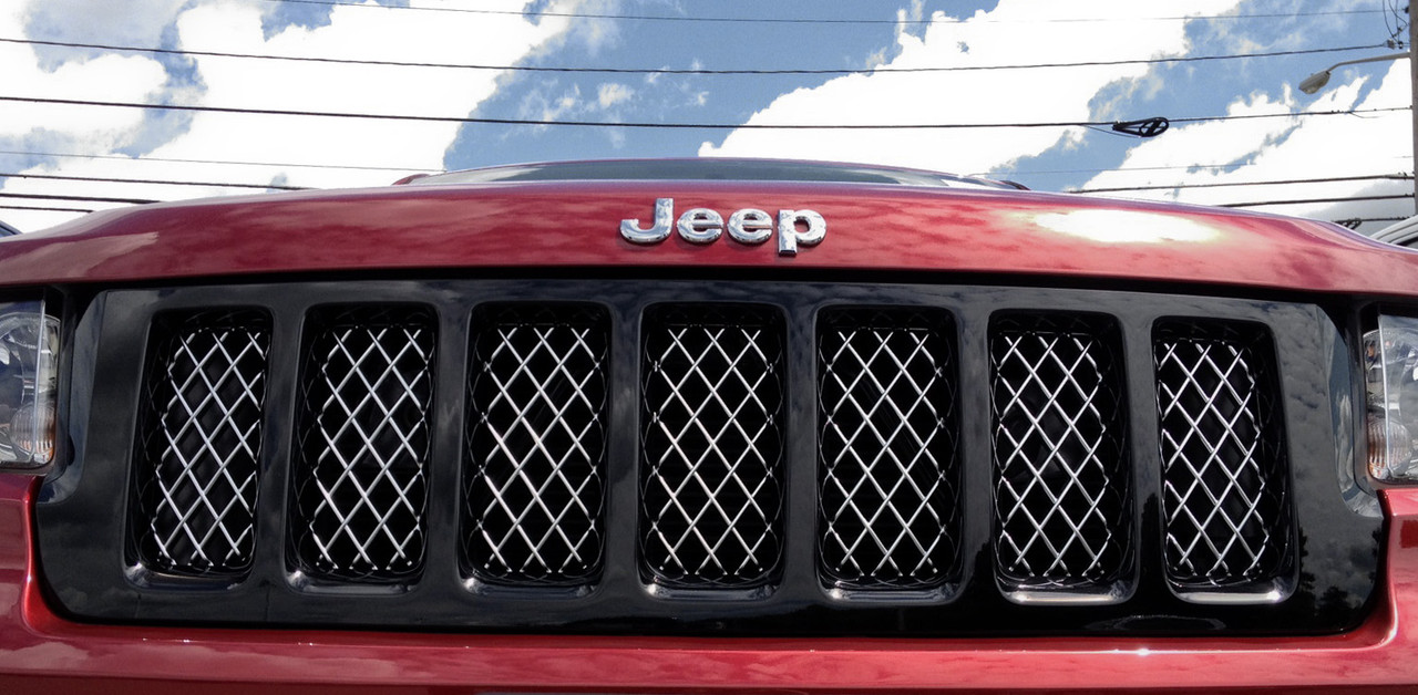 WK36 Jeep Grand Cherokee 黒 グリル　早い者勝ち！ WK36 Jeep Grand Cherokee 黒 グリル 早い者勝ち！ ジープ