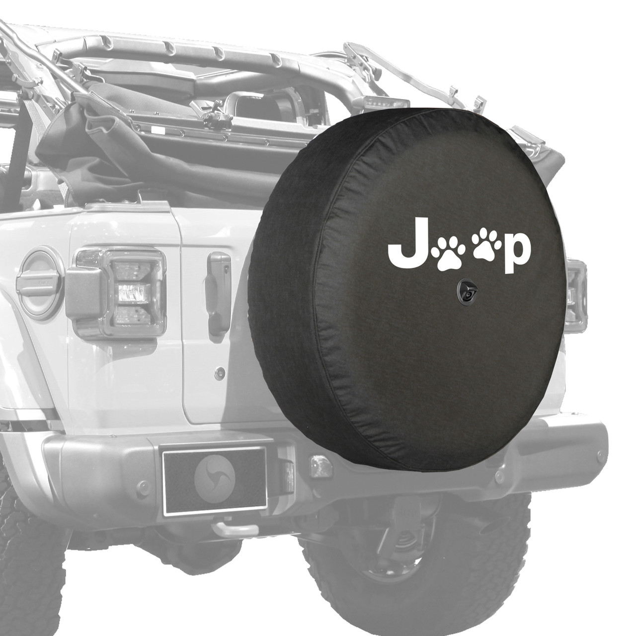 Jeep Paw Prints Tire Cover for 2018-2023 Wrangler JL
