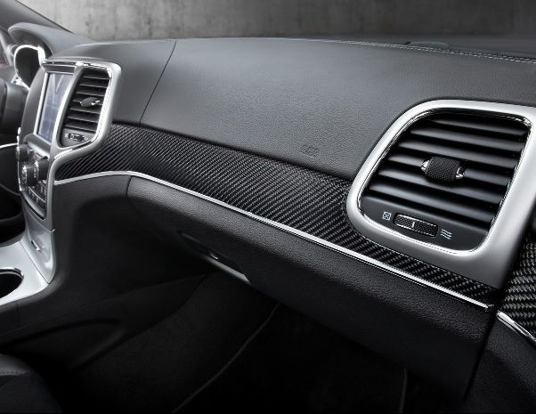 SRT8 Passenger's Side Carbon Fiber Dash Applique for 2012-2022