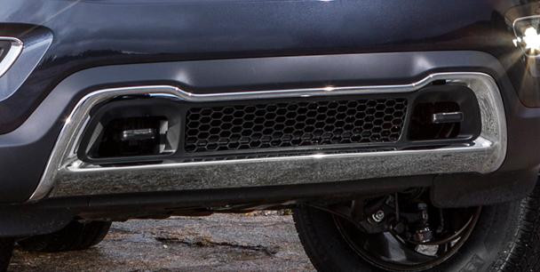 2014-2016 WK2 Chrome Bumper Insert - JustForJeeps.com