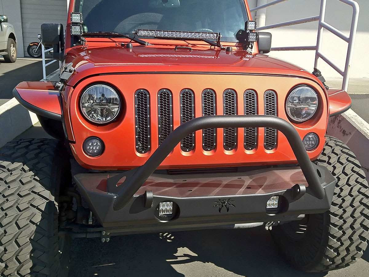Rigid Dual D-Series A-Pillar Mount Kit for Jeep Wrangler