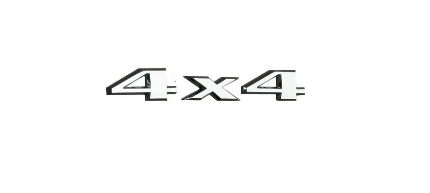 Mopar Chrome 4x4 Badge for Multiple Jeeps - JustForJeeps.com