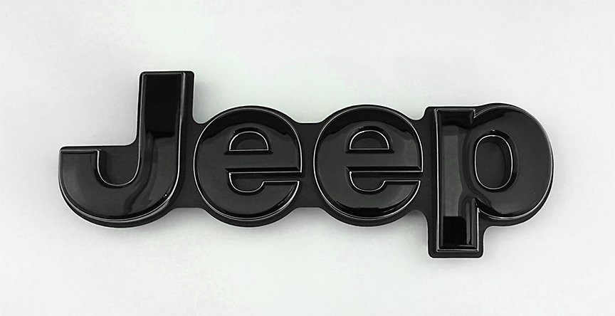Mopar Trackahawk Jeep Liftgate Badge for the 2014-2022 WK2 Grand