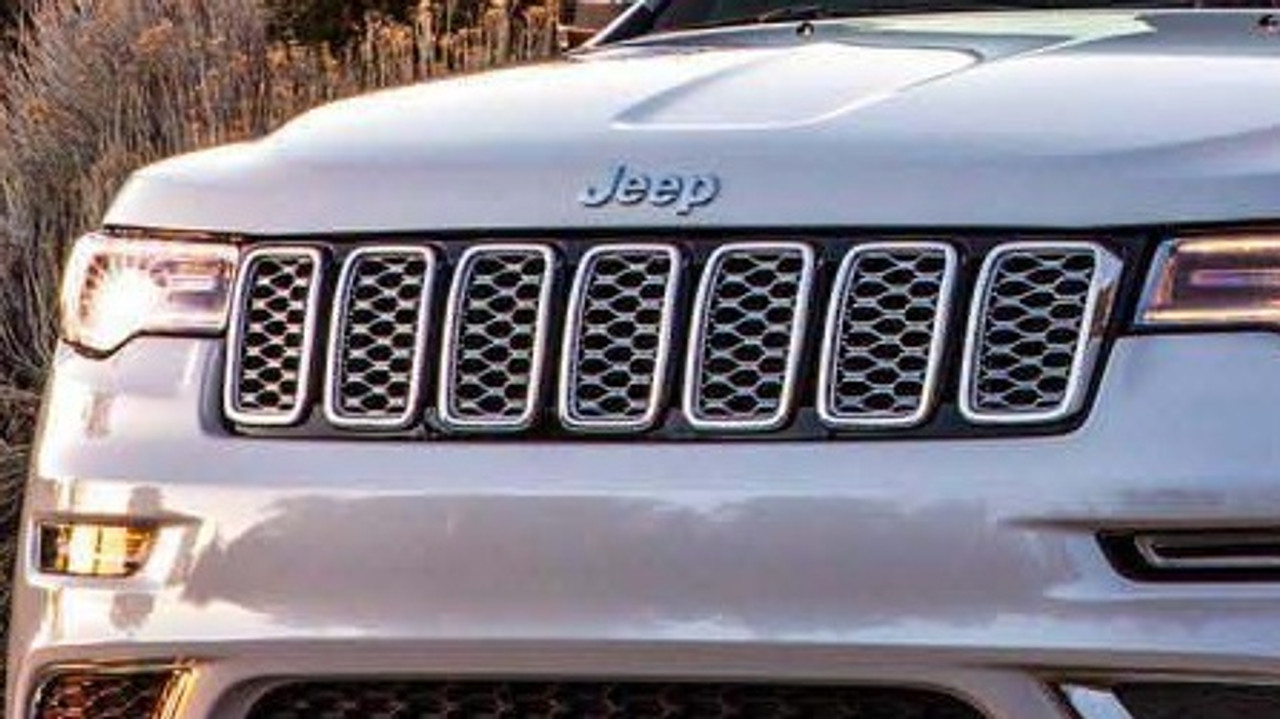 Chrome Honeycomb Grill Inserts for 2017-2021 Grand Cherokee WK2
