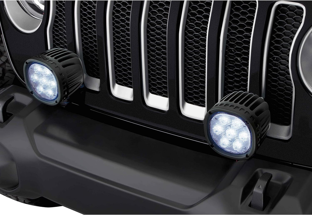 Front Bumper-Mount Light Brackets for Wrangler JL and Gladiator JT