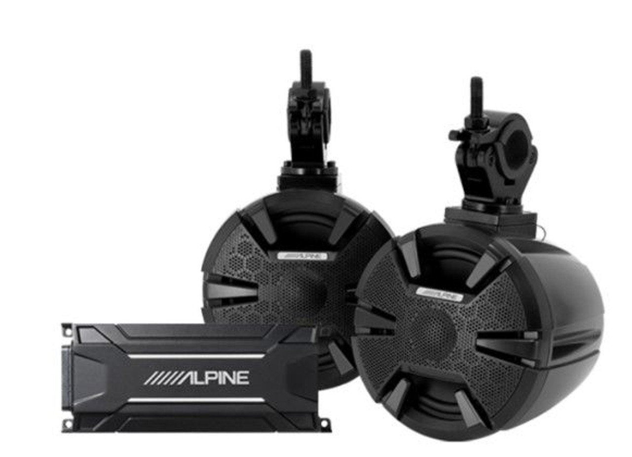 Alpine PSS-SX01 Weather Resistant Side-by-Side Sound System for 2007-2018  Wrangler JK & 2018-2023 Wrangler JL