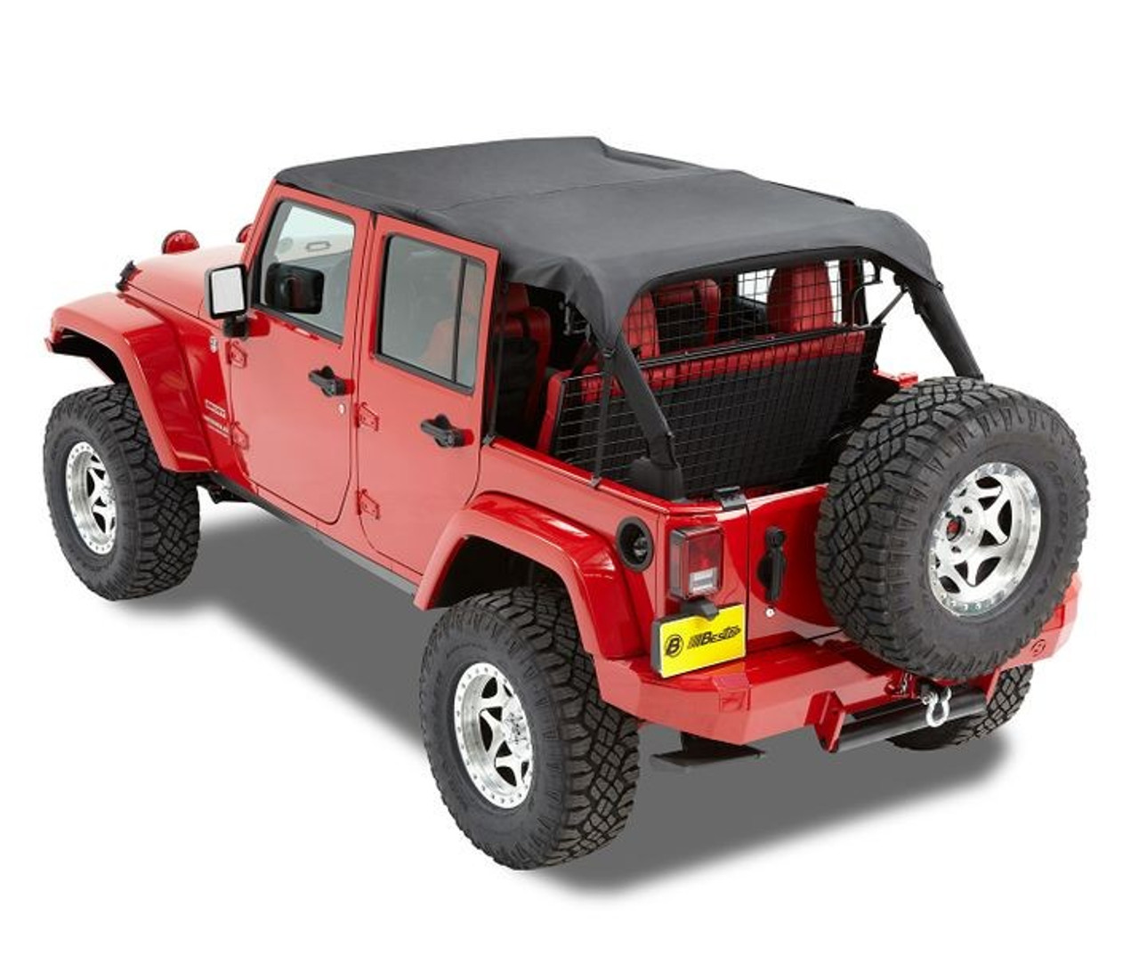 Bestop Safari Style Header Bikini Top for 2010-2018 Wrangler JK 4-Door -  