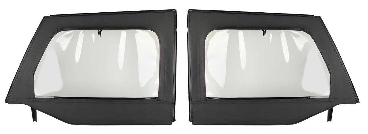 Mopar Front Half Door Black Window Kit for 2007-2018 Wrangler JK