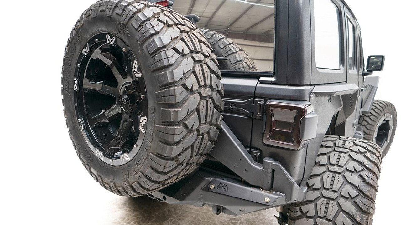 Fab Fours Tire Carrier for 2018-2021 Wrangler JL - JustForJeeps.com