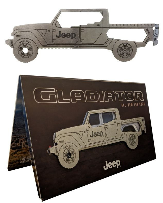 MOPER MOLLBAG ラングラー、グラディエーター Mopar Multi-Tool and Reveal Brochure for 2020 Jeep Gladiator