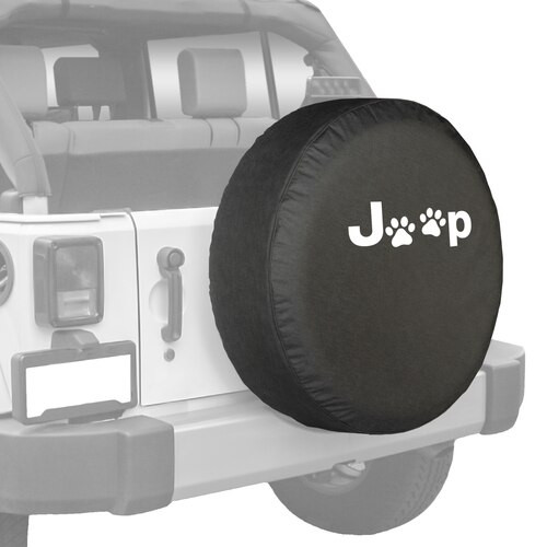 Designcovers Semi-Custom Paw Print Seat Covers For Jeep Wrangler JK 2007-2018 – Front & Rear Set With Padding