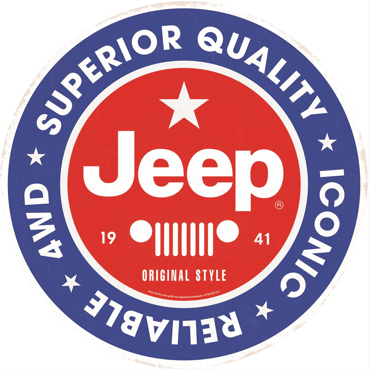Jeep Tin Sign - Thumbnail 5