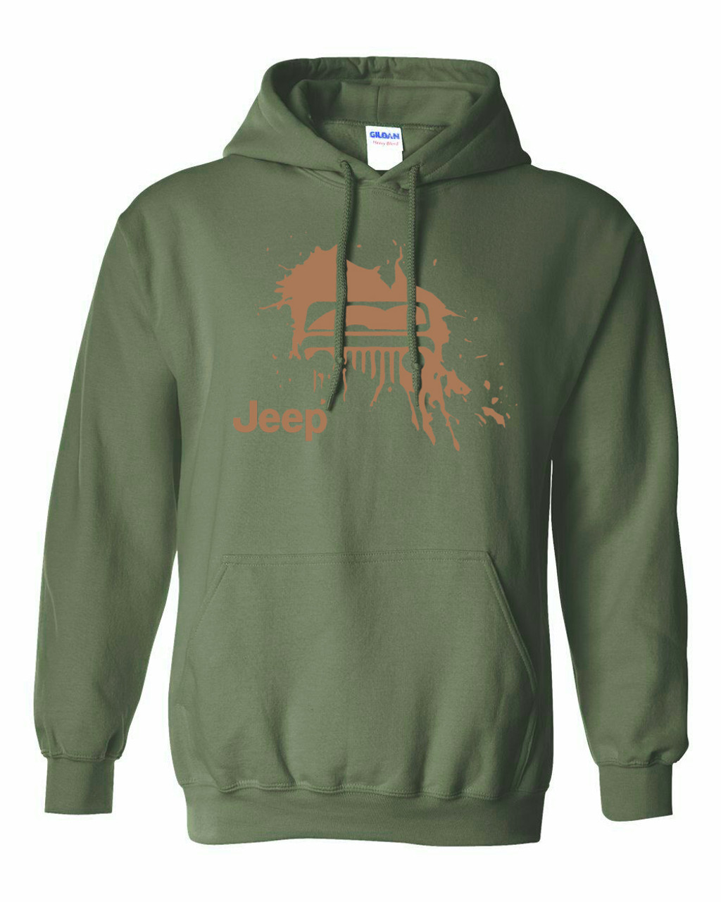 Jeep Wrangler Mud Splat Hoodie - JustForJeeps.com Jeep Wrangler Mud Splat Hoodie - JustForJeeps.com