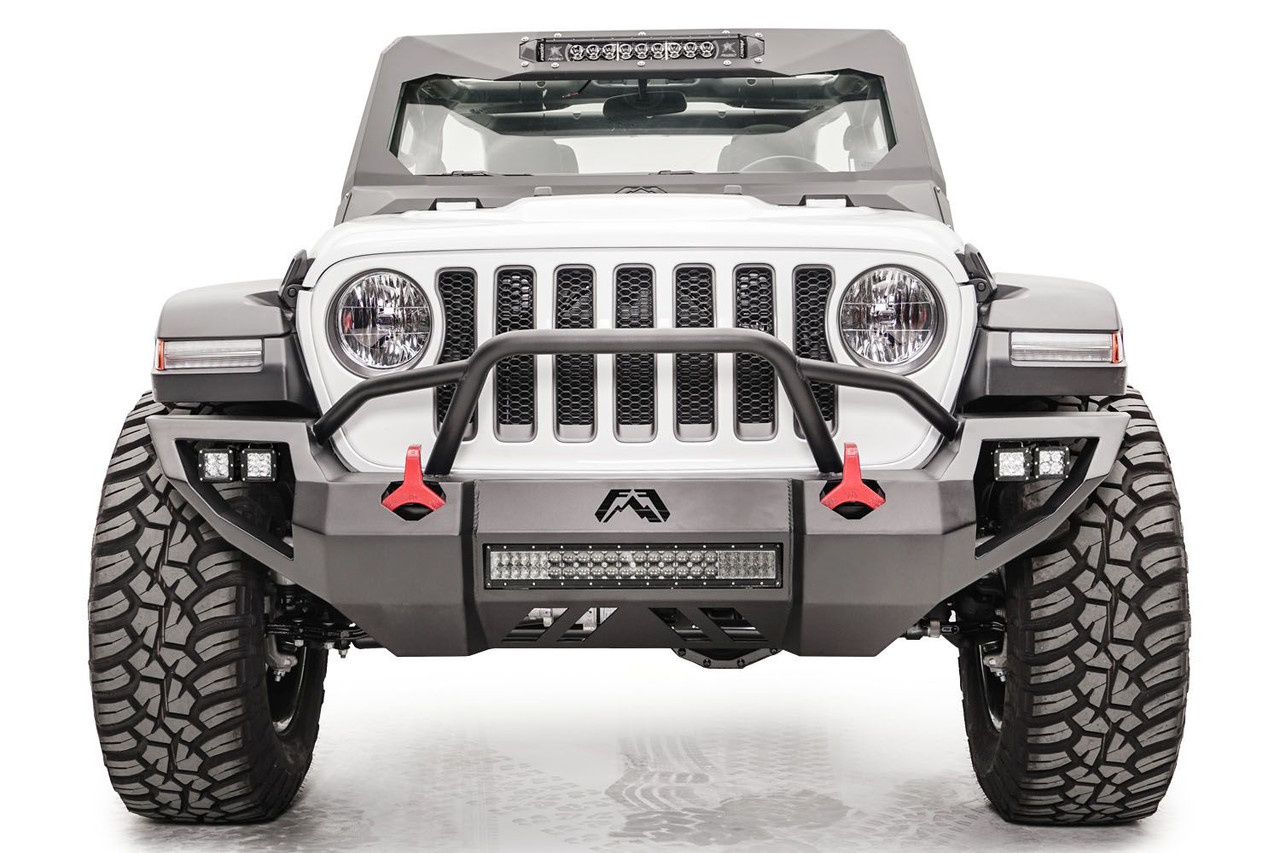 Fab Fours Vengeance Front Bumper for 2018-2026 Wrangler JL and