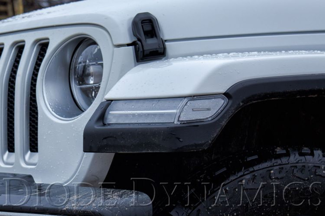 ラングラーJL LEDサイドマーカー　DIODE DYNAMICS USA製 Diode Dynamics LED Sidemarker pair for 2018-2025 Wrangler JL