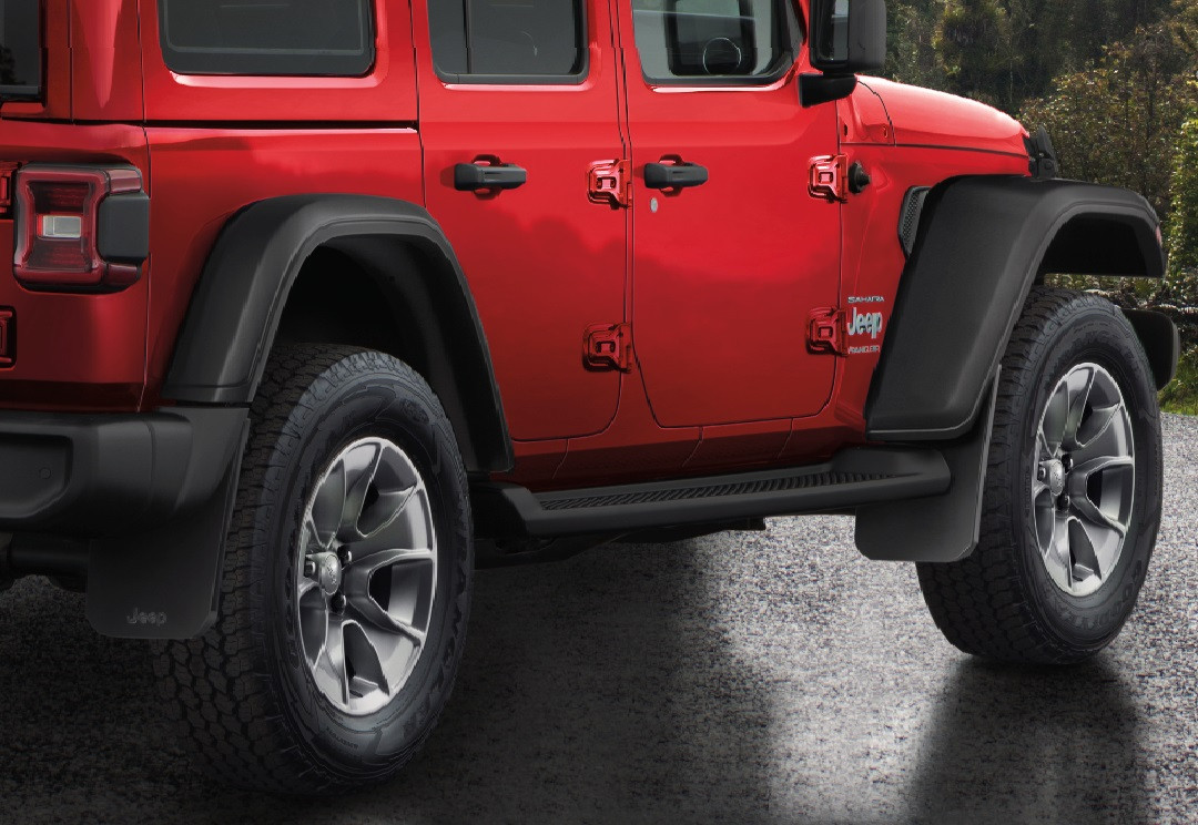 Mopar Splash Guards for 2018-2026 Sport/Sahara/4xe Wrangler JL