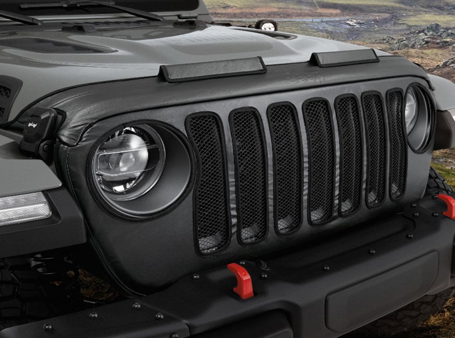 Voor Jeep Voor Wrangler Jl 2018 2019 2020 2021 2022 2023 Auto Grille Auto Lagere Bumper Grills Mistlamp Decoratie (Color : Rood