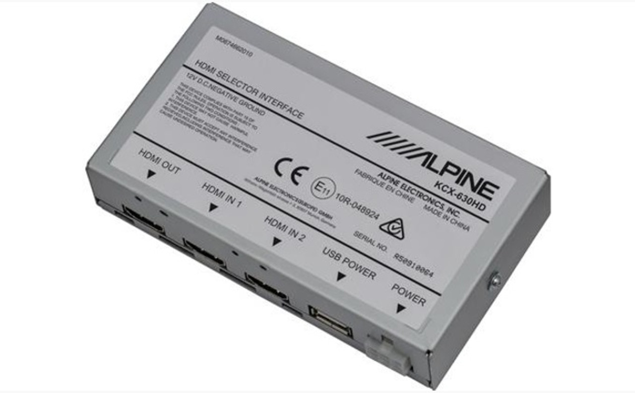 Alpine KCX-630HD HDMI Selector Interface