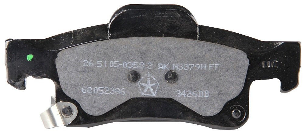 Mopar Rear Brake Pads (BR6, BRY or BR1) for 2011-2022 Grand Cherokee ...