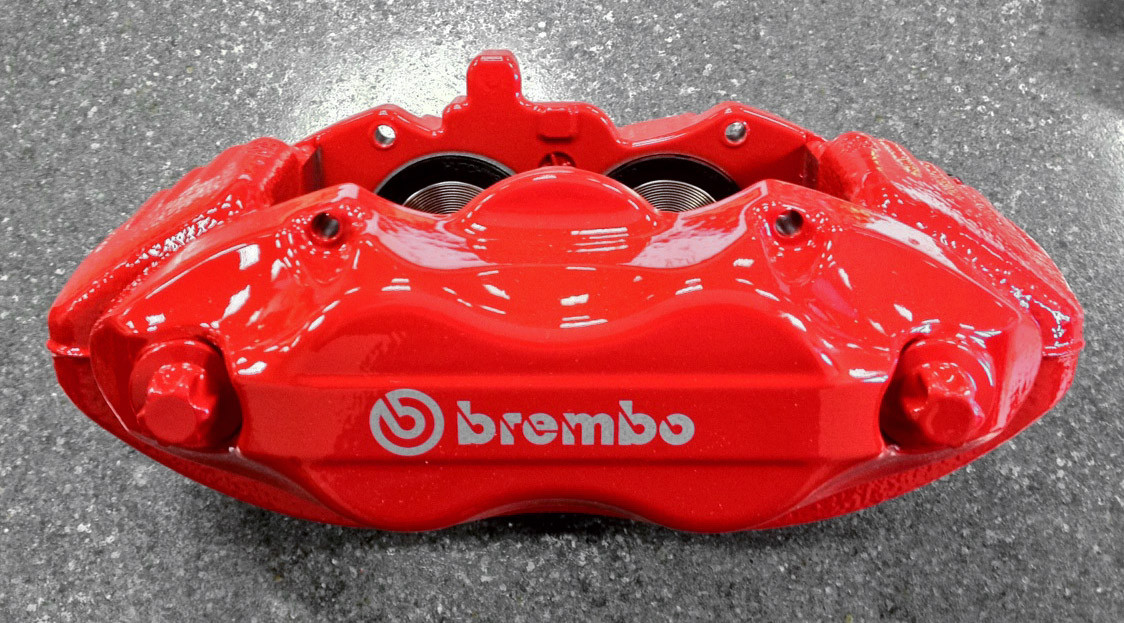 Mopar Red SRT8 Front Brembo Calipers for 2005-2010 Grand Cherokee