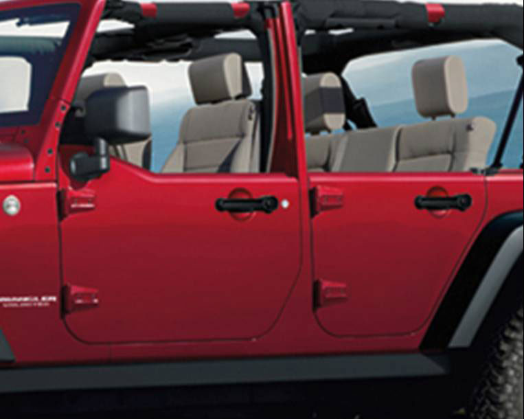 Mopar Rear Half Door Kit for 2007-2018 Wrangler JK - JustForJeeps.com