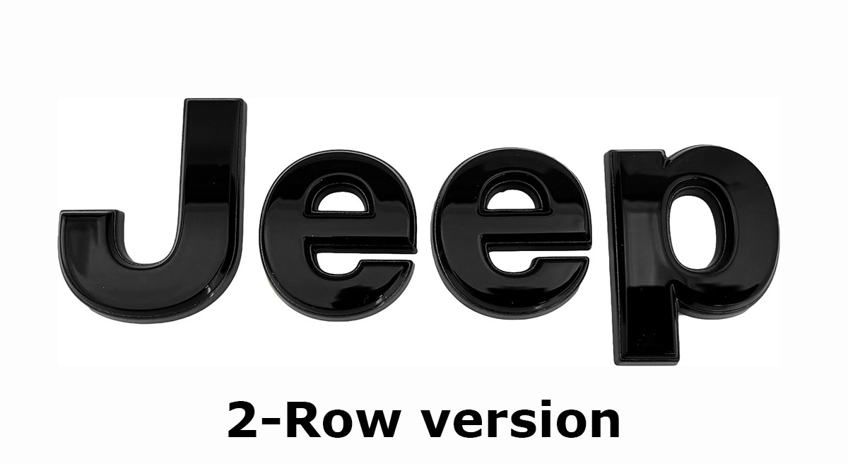 Mopar Gloss Black Liftgate Badge for 2021-2025 Jeep Grand Cherokee L