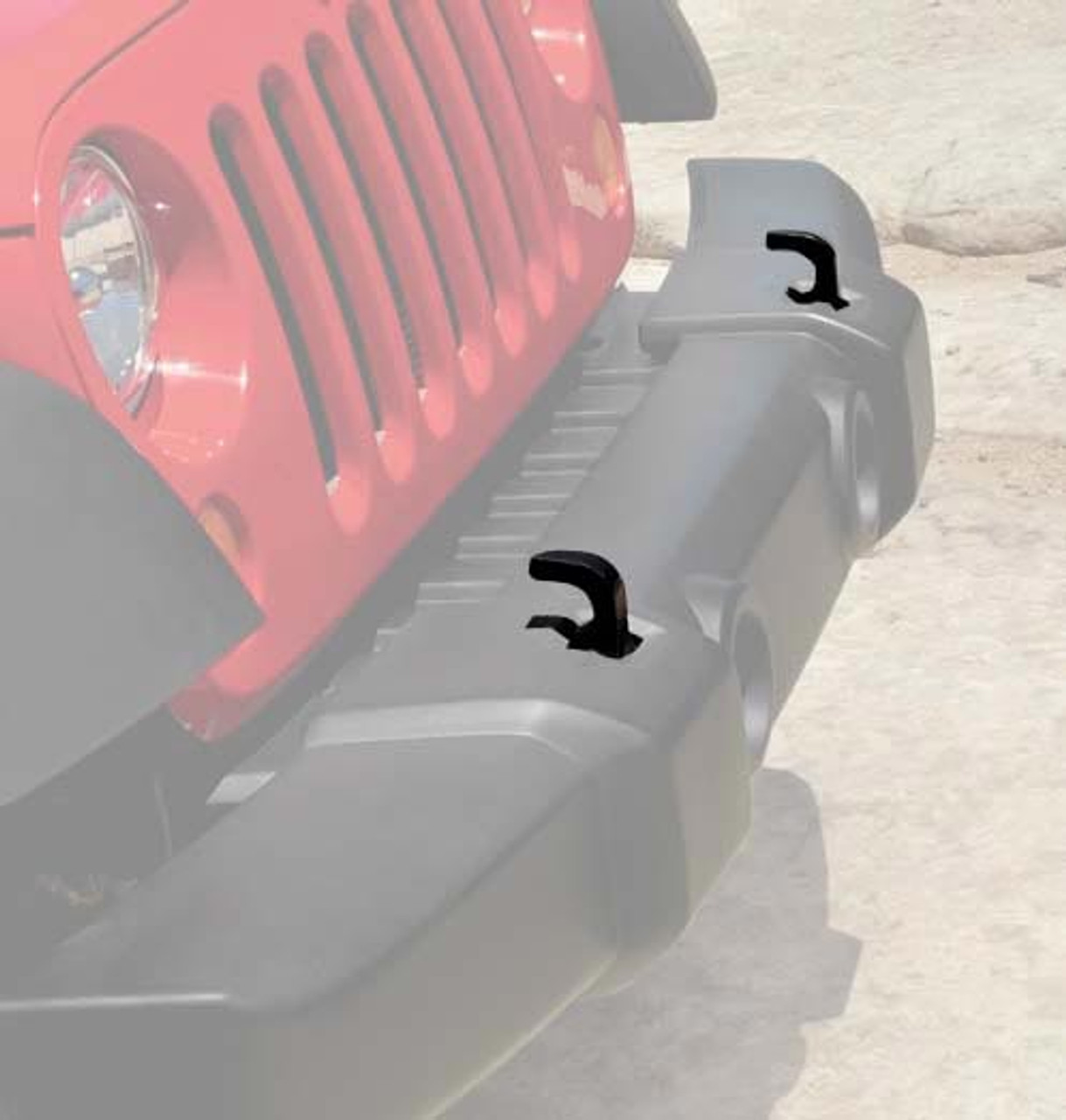 Blue Mopar Tow Hooks for US bumper - 2pcs -  - Votre spécialiste  en accessoires pour Jeep Wrangler