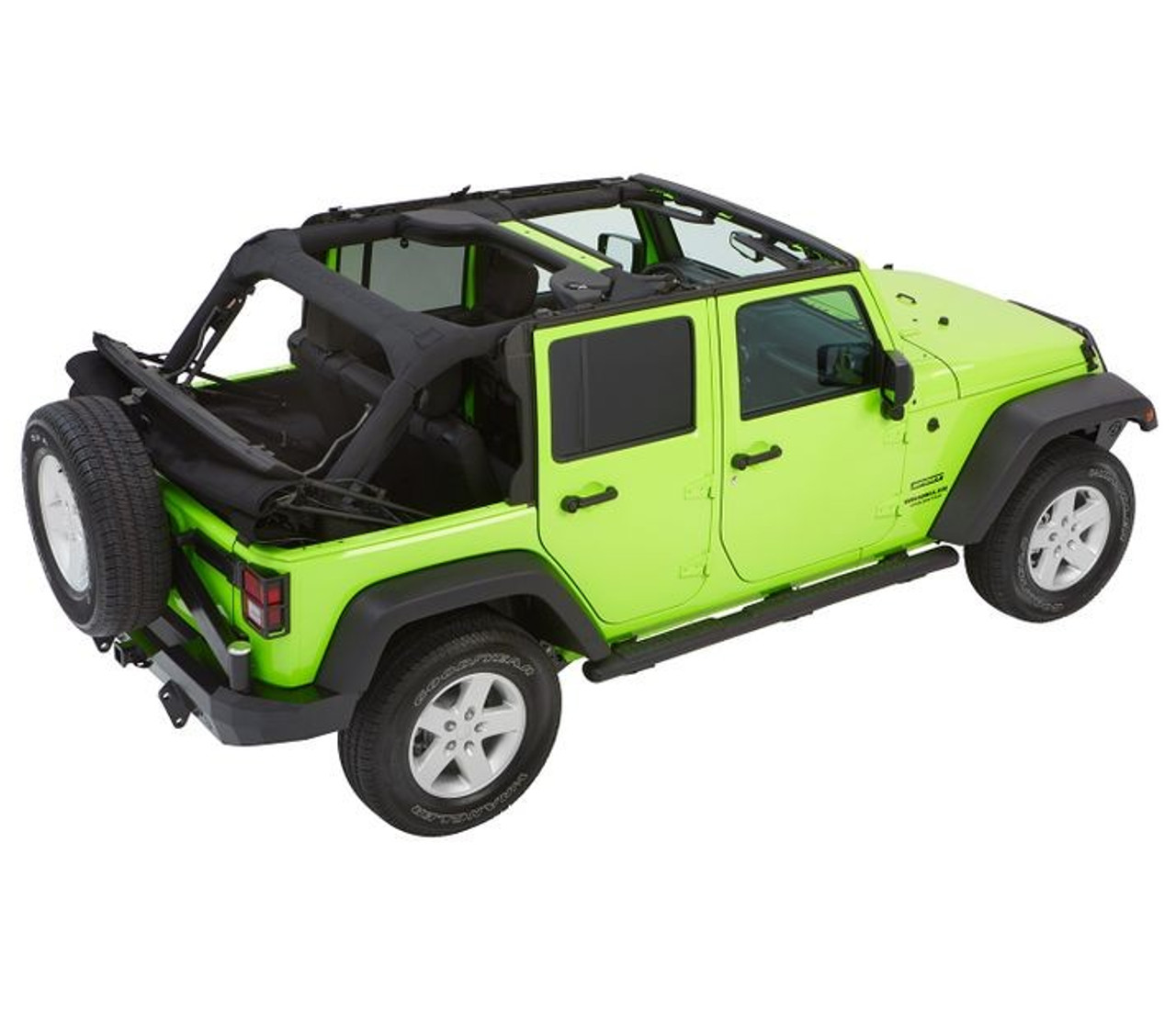 Trektop® Slantback Soft Top - Jeep 2018-Current Wrangler JL - Bestop