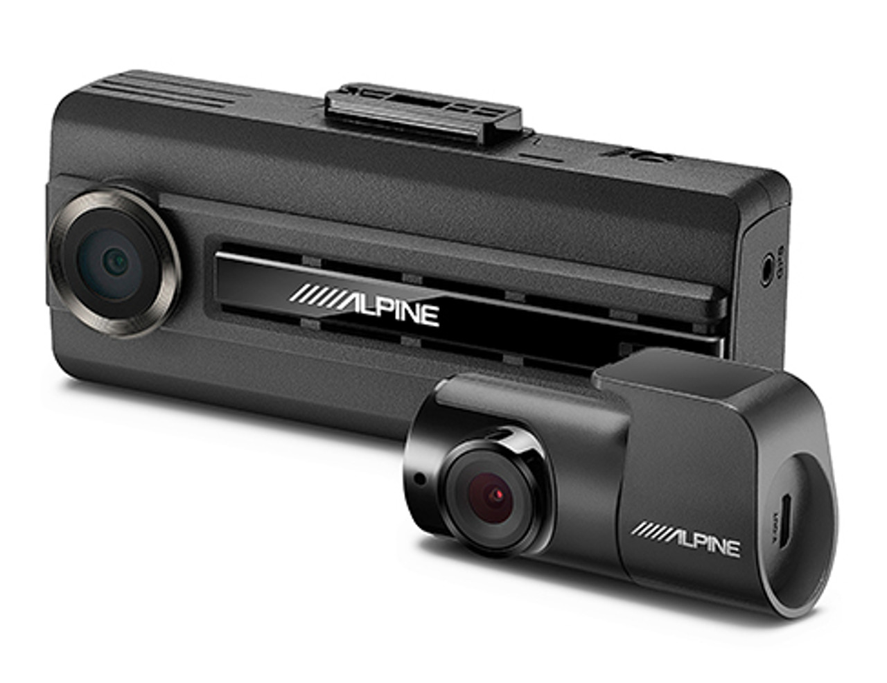 アクセサリー ALPINE DVR-C310R BLACK Alpine DVR-C310R Premium 1080P Dash Camera Bundle (Front