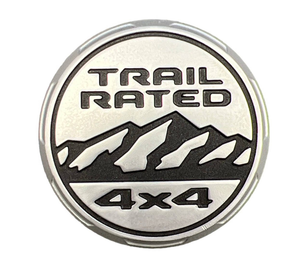 Mopar Black Trail Rated Badge for 2018-2024 Wrangler JL and 2020