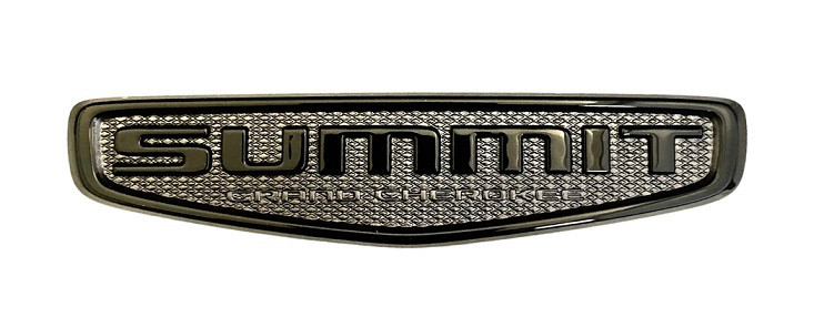 Mopar Black and Grey Summit Reserve Badge for the 2021-2025 Grand