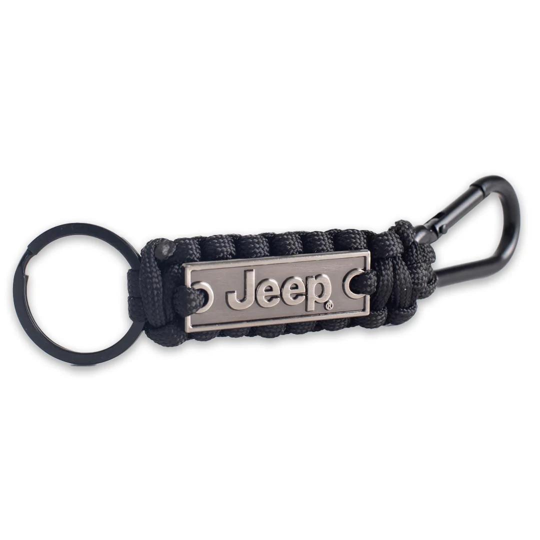JedCo Jeep Logo Paracord with Carabiner Keychain