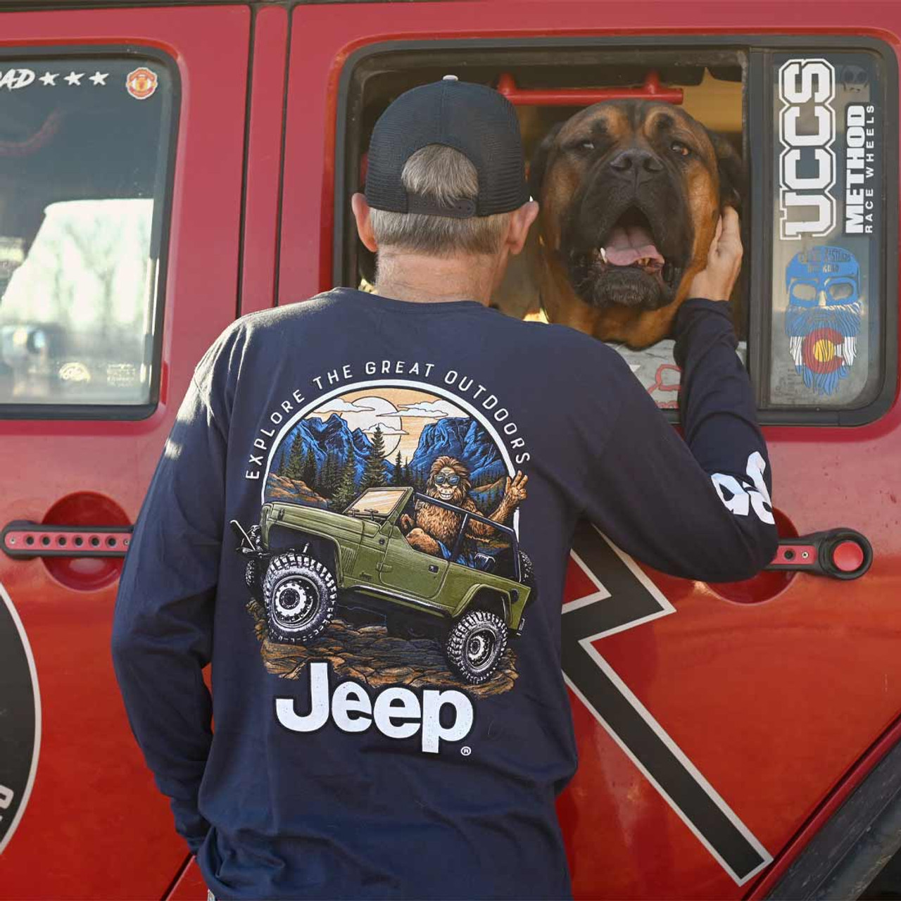 Jeep Sasquatch Long Sleeve T-Shirt