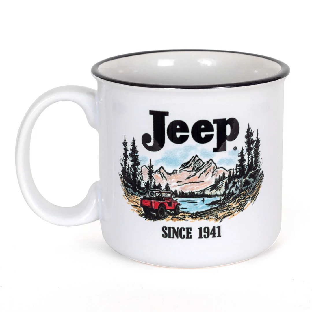 Jeep Mountain Scene 15 oz Mug