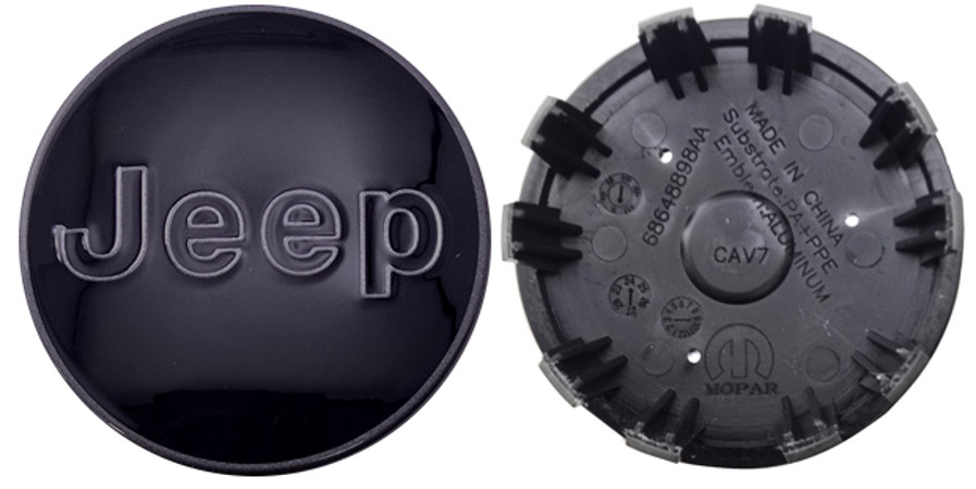 Mopar Black Jeep Center Cap for 2026 Grand Wagoneer WS 2025-2026