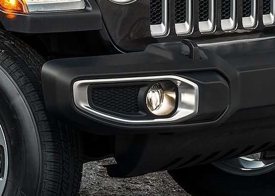 Mopar Paintable Fog Lamp Bezels for 20182024 Wrangler JL and 20202024