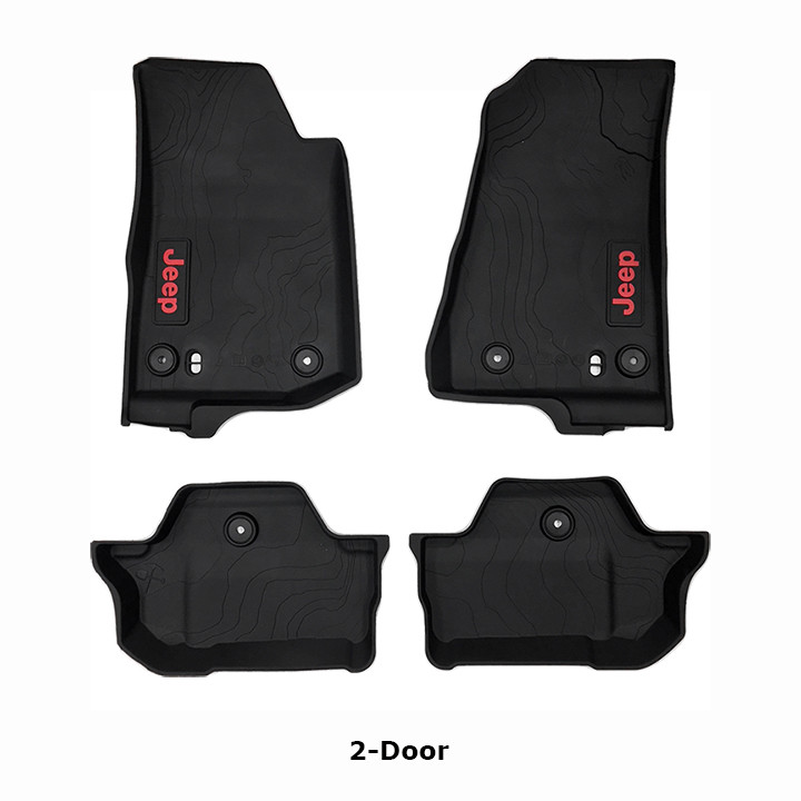 Mopar Slush Floor Mats for 20182024 Wrangler JL
