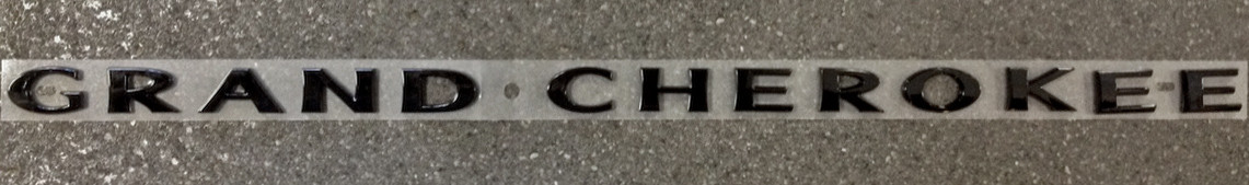 Gloss Black SRT Logo Emblem Nameplate Badge For 2011-2020 Jeep Grand Cherokee – Rear