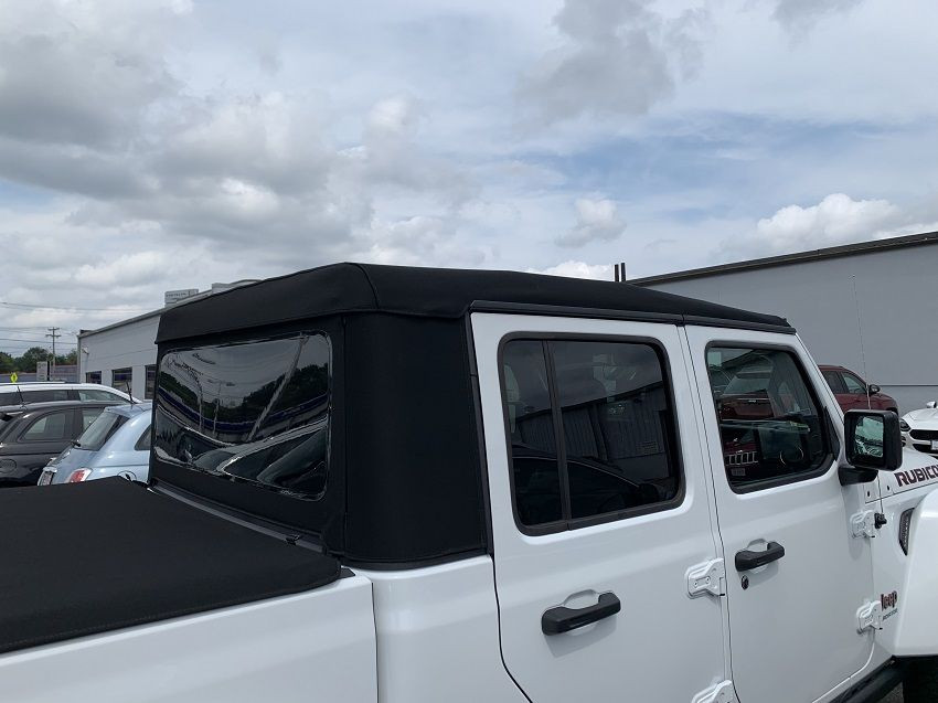Mopar Standard Black Vinyl Soft Top with Clear Window for 20202024