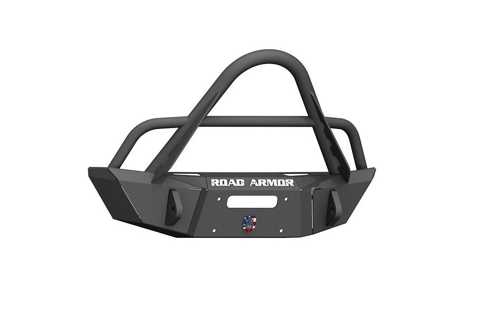 Road Armor Stealth Front Fender Flare Body Armor with Switchback LED