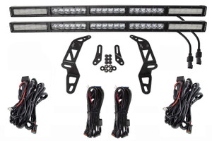 Diode Dynamics Bumper LED Light Bar with Two 30" Light Bars Kit for 2018-2026 Wrangler JL and 2020-2026 Gladiator JT