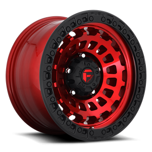 Fuel Offroad D632 Zephyr Candy Red w/ Matte Black Ring Wheel for 2007-2020 Wrangler JK/JL and 2020 Gladiator JT