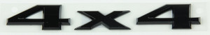 Mopar 4x4 Badge Gloss Black for 2011-2022 Grand Cherokee WK2