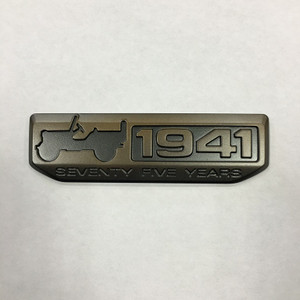 75th Anniversary Wrangler Badge Decal