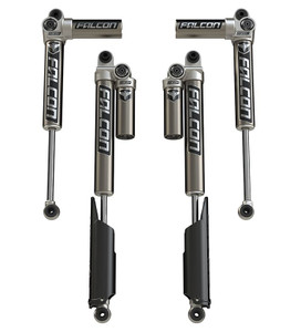 Teraflex Falcon SP2 3.1 Piggyback 2"-4.5" Lift Front & Rear Shock Absorber Kit for 2018-2026 Wrangler JL
