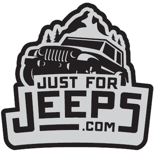 JustForJeeps.com Black Decal