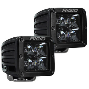 Rigid Industries Midnight Edition D-Series Pro 3" LED Surface Mount Cube Lights (Comes as Pair)