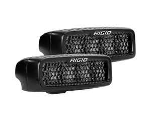 Rigid Industries SR-Q Series Pro Spot Diffused Midnight Surface Mount  | Pair